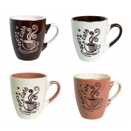 Чашка керам. 90мл "Кафе" №13650-2/S&T/(12)(60)