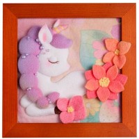 Набір для творч.: набір для валяння,картина,рамка,в кор-ці,24х25х5см YG0252(40)