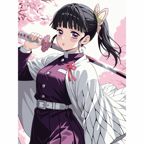 Картини по номерах "Santi" Demon Slayer. Shinobu Kocho 30х40см №955044