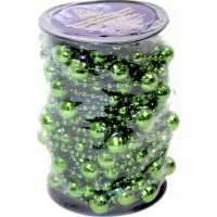 Намисто декор. 14ммх10м на бобіні,зелене 8349(24)