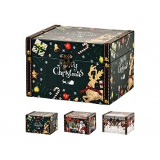 Скринька для прикрас новорічна 18х14х12см №R96438-S