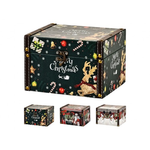 Скринька для прикрас новорічна 18х14х12см №R96438-S