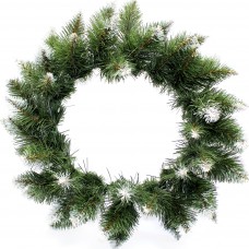 Віночок новорічний малий d-45см засніжений