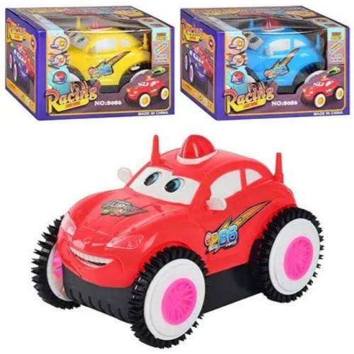 Перевертыш на батарейке 8086 3 цвета, двигаются глаза, в коробке 18х12х11,5см