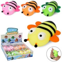 Іграшка-антистрес "Бджілка" 8,5см,борошно,в дисплеї,25,5хз5,5х24 №MS 4759(144)