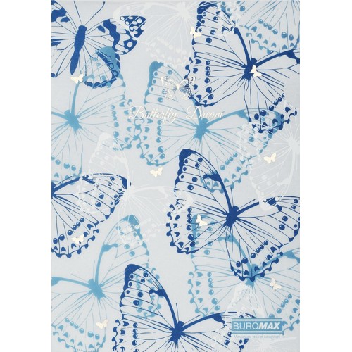 Папка-куточок "Buromax" №BM.3854-02 А4 Arabeski матов. напівпрозор.,синя(12)