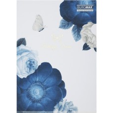 Папка-куточок "Buromax" №BM.3854-03 А4 Arabeski матов. напівпрозор.,темно-синя(12)