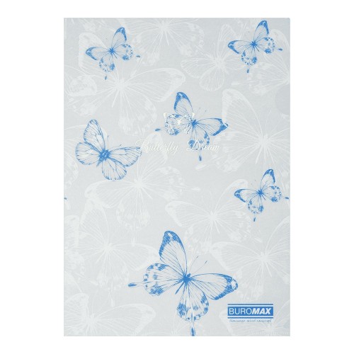 Папка-куточок "Buromax" №BM.3854-31 А4 Arabeski матов. напівпрозор.,білий перламутр(12)