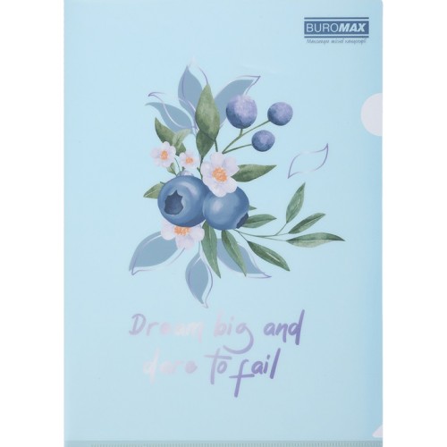 Папка-куточок "Buromax" №BM.3854-52 А4 Arabeski матов. напівпрозор.,чароіт(12)