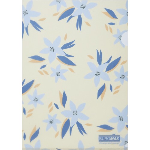 Папка-куточок "Buromax" №BM.3854-53 А4 Arabeski матов. напівпрозор.,маренго(12)
