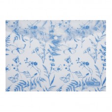 Папка-конверт "Buromax" №BM.3943-14 А4 Arabeski на кнопці,матов. напівпрозор.,блакитна(12)