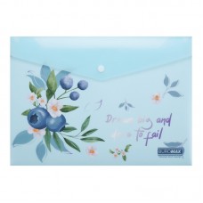 Папка-конверт "Buromax" №BM.3943-52 А4 Arabeski на кнопці,матов. напівпрозор.,чароіт