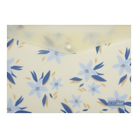 Папка-конверт "Buromax" №BM.3943-53 А4 Arabeski на кнопці,матов. напівпрозор.,маренго