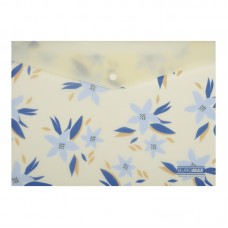 Папка-конверт "Buromax" №BM.3943-53 А4 Arabeski на кнопці,матов. напівпрозор.,маренго