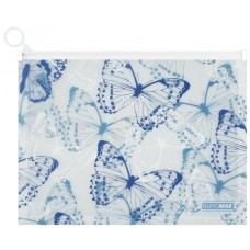 Папка-конверт "Buromax" №BM.3948-02 А4 Arabeski на zip-блискавці,матов. напівпрозор.,синя