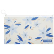 Папка-конверт"Buromax"№BM.3949-53 DL Arabeski на zip-блискавці,матов. напівпрозор.,маренго