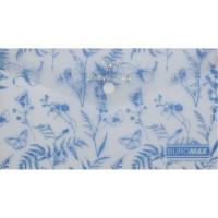 Папка-конверт "Buromax" №BM.3952-14 DL Arabeski на кнопці,матов. напівпрозор.,блакитна