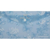 Папка-конверт "Buromax" №BM.3952-95 DL Arabeski на кнопці,матов. напівпрозор.,синьо-сіра