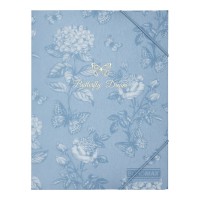 Папка "Buromax" №BM.3907-95 Arabeski А5 на рез. матова,непрозора,синьо-сіра(12)