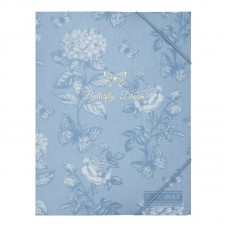 Папка "Buromax" №BM.3907-95 Arabeski А5 на рез. матова,непрозора,синьо-сіра(12)