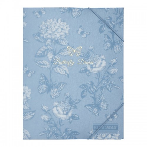 Папка "Buromax" №BM.3907-95 Arabeski А5 на рез. матова,непрозора,синьо-сіра(12)