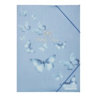 Папка "Buromax" №BM.3908-45 Arabeski А4 на рез. матова,непрозора,синій електрик(12)