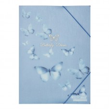 Папка "Buromax" №BM.3908-45 Arabeski А4 на рез. матова,непрозора,синій електрик(12)