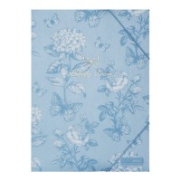 Папка "Buromax" №BM.3908-95 Arabeski А4 на рез. матова,непрозора,синьо-сіра(12)