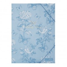 Папка "Buromax" №BM.3908-95 Arabeski А4 на рез. матова,непрозора,синьо-сіра(12)