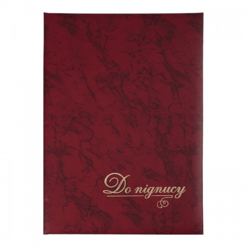 Папка А4+ "До підпису" балакрон бордо №BM.3572-13/Buromax/