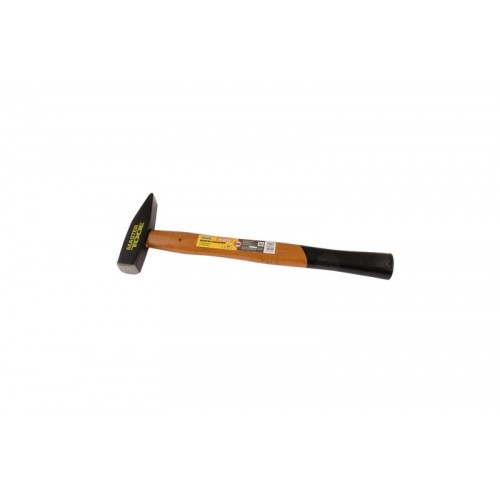 Молоток слюсарний 300г HRC 56 рукоятка з дерева з полімерним захистом 300мм 02-0203