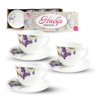 Набір чайний керам. 12предм. "Орхідея" 190мл №30055-15022/S&T/(8)
