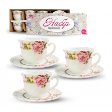 Набір чайний керам. 12предм. "Піон" 190мл №30055-202095/S&T/(12)