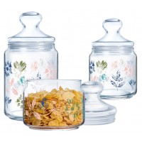 Набір банок для сип. продуктів скло Luminarc. Club Flerish 0,5х0,75х1л X1079/2779(5)