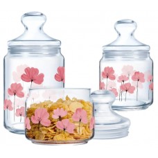 Набір банок для сип. продуктів скло Luminarc. Club Flerish 0,5х0,75х1л X1081/2793(5)