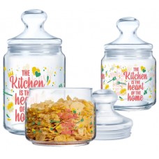 Набір банок для сип. продуктів скло Luminarc. Club Heart of Home0,5х0,75х1л X1074/2601