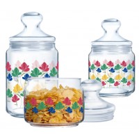 Набір банок для сип. продуктів скло Luminarc. FLUURY  0,5х0,75х1л X1070/2540(5)