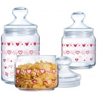 Банка для сип. продуктів скло Luminarc. Club Love Basket 1л X1078