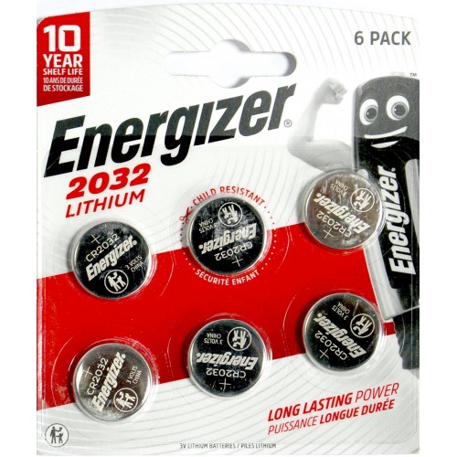 Батарейка Energizer Lithium CR2032/6bl