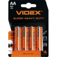 Батарейки Videx R-06/блістер 4шт (12)