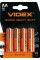 Батарейки Videx R-06/блістер 4шт (12)