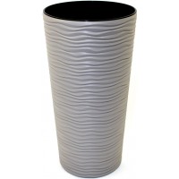 Горщик квітковий пласт. "Ф'южн" d16х30см 2л какао,високий №5160/Алеана/(12)