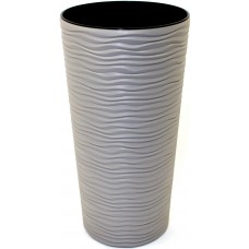 Горщик квітковий пласт. "Ф'южн" d16х30см 2л какао,високий №5160/Алеана/(12)