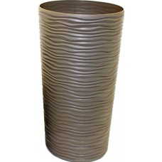 Горщик квітковий пласт. "Ф'южн" d16х30см 2л капучіно,високий №0223/Алеана/(12)