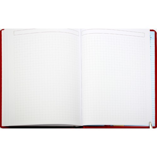 Щоден. А5 "Economix" недат. Nebraska червоний, з тисненням "Герб" №E22061-03(20)