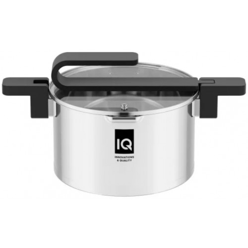 Ківш нерж. IQ Be Smart 22см 4,2л з кришкою IQ-2053-22(4)