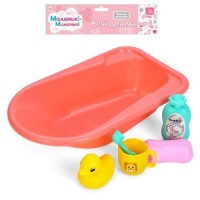 Ванна,качка,чашка,аксесуари,в кульку,27х38х6см №83880-1(36)