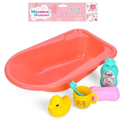 Ванна,качка,чашка,аксесуари,в кульку,27х38х6см №83880-1(36)