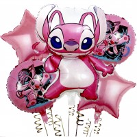 Набір кульок повітр. фольг. "Angel Stich" 5шт(10)