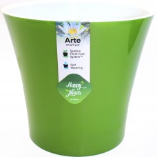 Горщик квітковий пласт. "Арте" d19,5х17,5см 3,5л зелене золото-білий №ART35GG/WHT/4383(30)